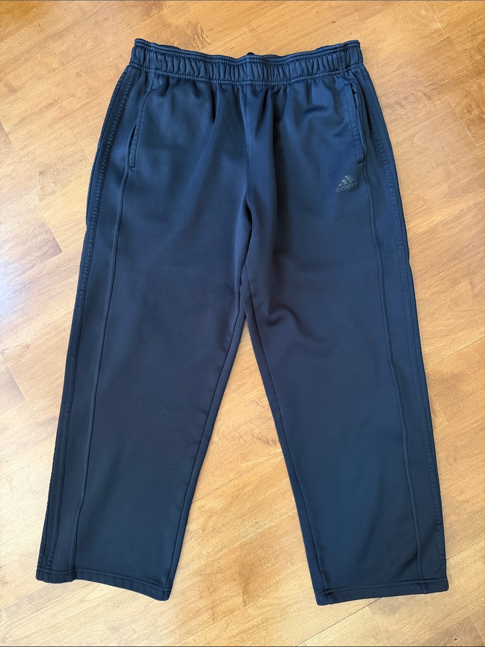 ADIDAS Climawarm Black Fleece Lined Casual/Athletic Sweatpant/Jogger